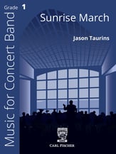 Sunrise March Concert Band sheet music cover